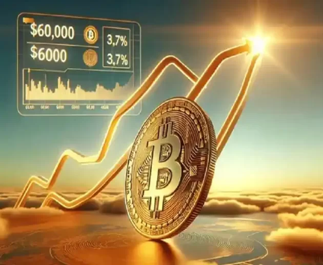 Bitcoin Surges to 60,000