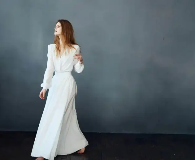 long sleeve maxi dress