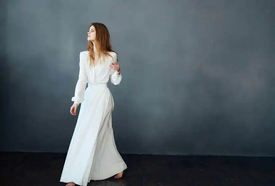 long sleeve maxi dress